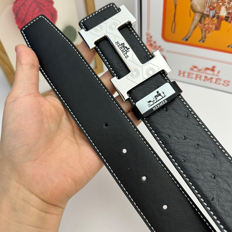 エルメス ベルト 牛革 38mm 穴あけ器を贈り 2色 牛革メンズ