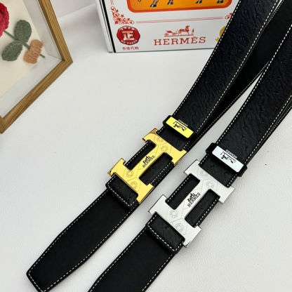 エルメス ベルト 牛革 38mm 穴あけ器を贈り 2色 牛革メンズ