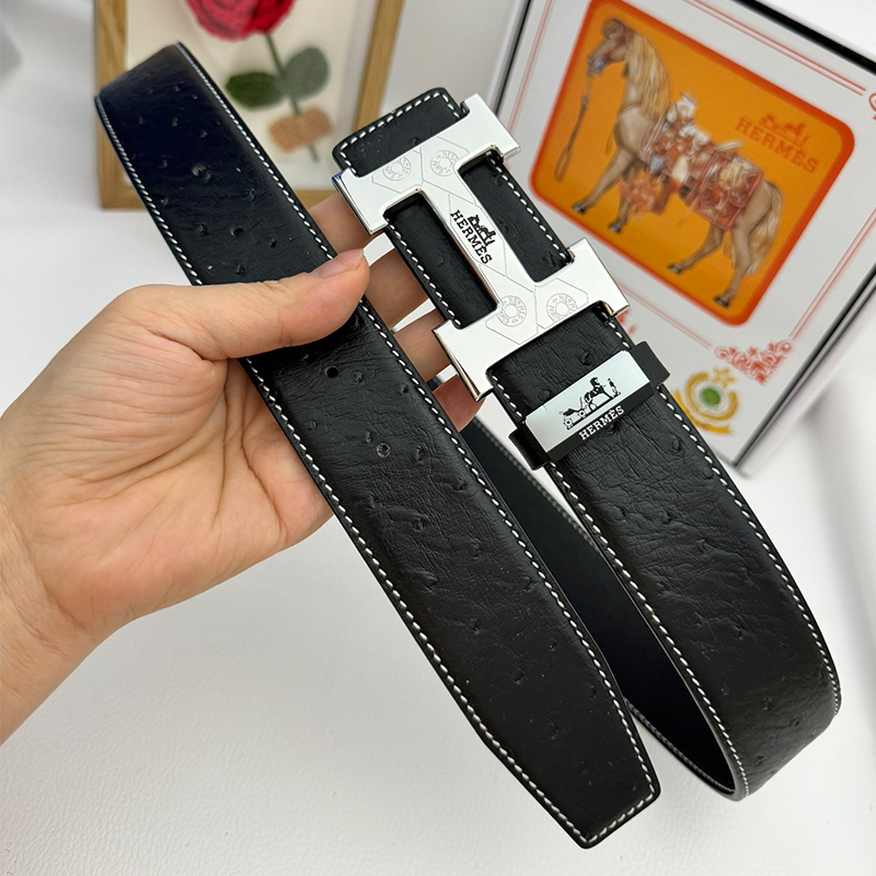 エルメス ベルト 牛革 38mm 穴あけ器を贈り 2色 牛革メンズ