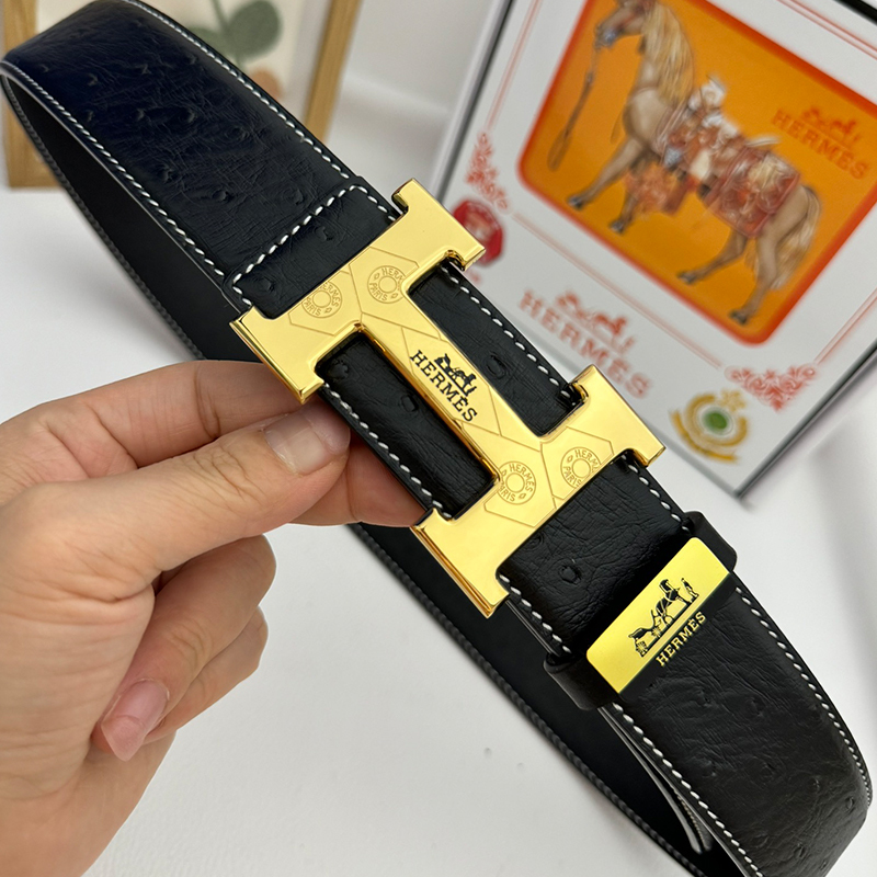 エルメス ベルト 牛革 38mm 穴あけ器を贈り 2色 牛革メンズ