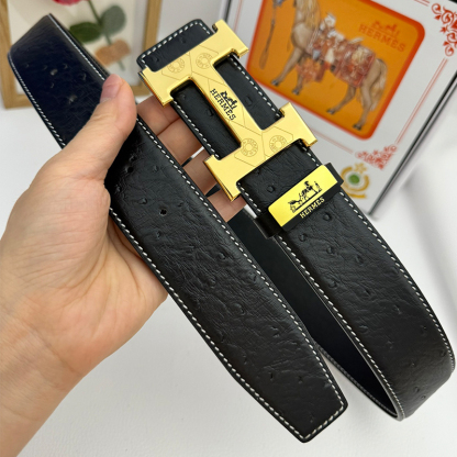 エルメス ベルト 牛革 38mm 穴あけ器を贈り 2色 牛革メンズ