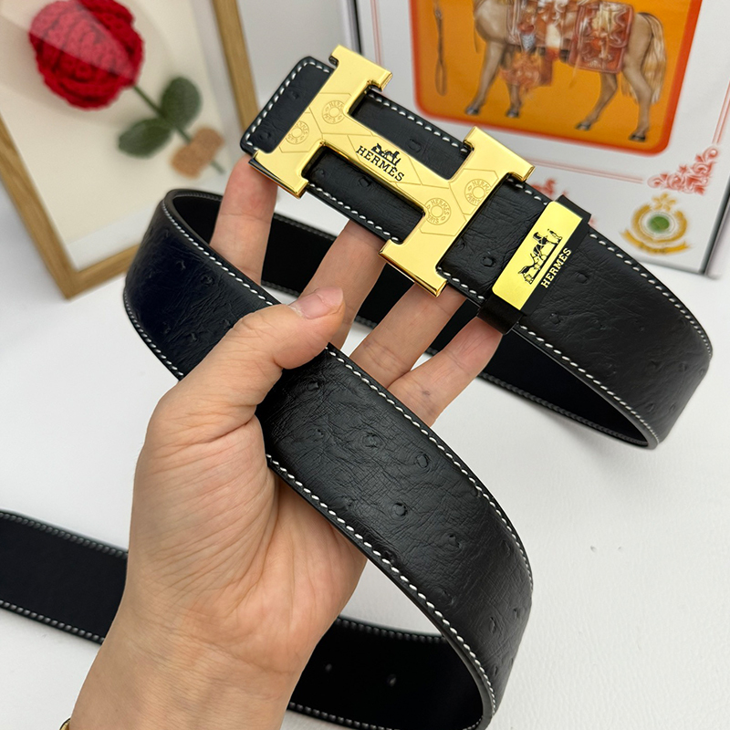 エルメス ベルト 牛革 38mm 穴あけ器を贈り 2色 牛革メンズ