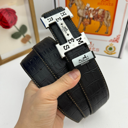 HERMES エルメス ベルト 牛革 38mm 穴あけ器を贈り 2色 牛革メンズ
