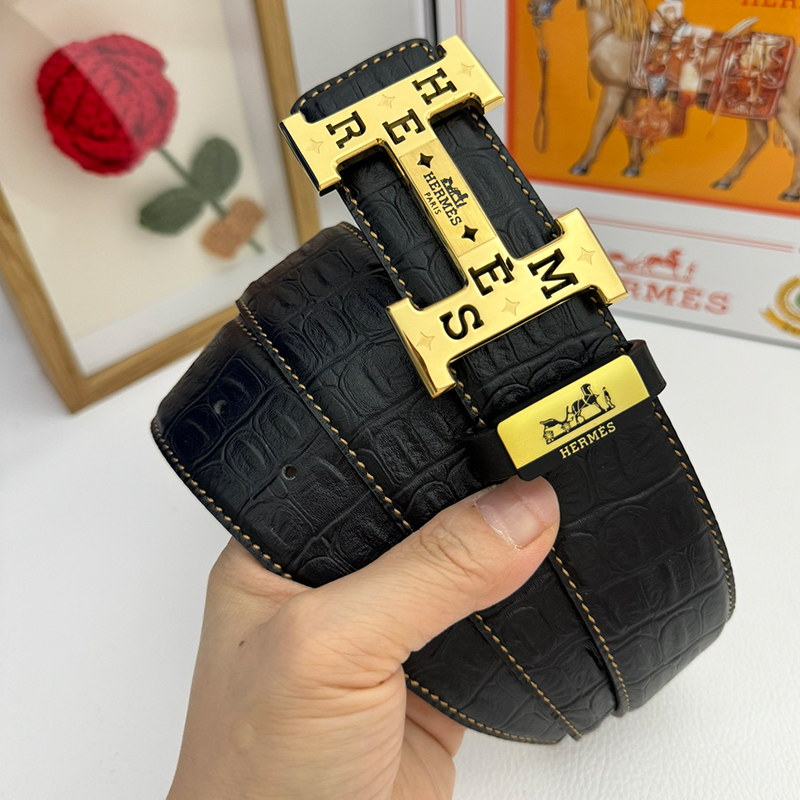 HERMES エルメス ベルト 牛革 38mm 穴あけ器を贈り 2色 牛革メンズ