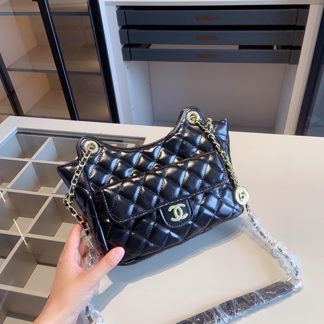 シャネル トートバッグ＋財布 グッチ ショルダーバッグ お得セット 3点 ブラック レディース