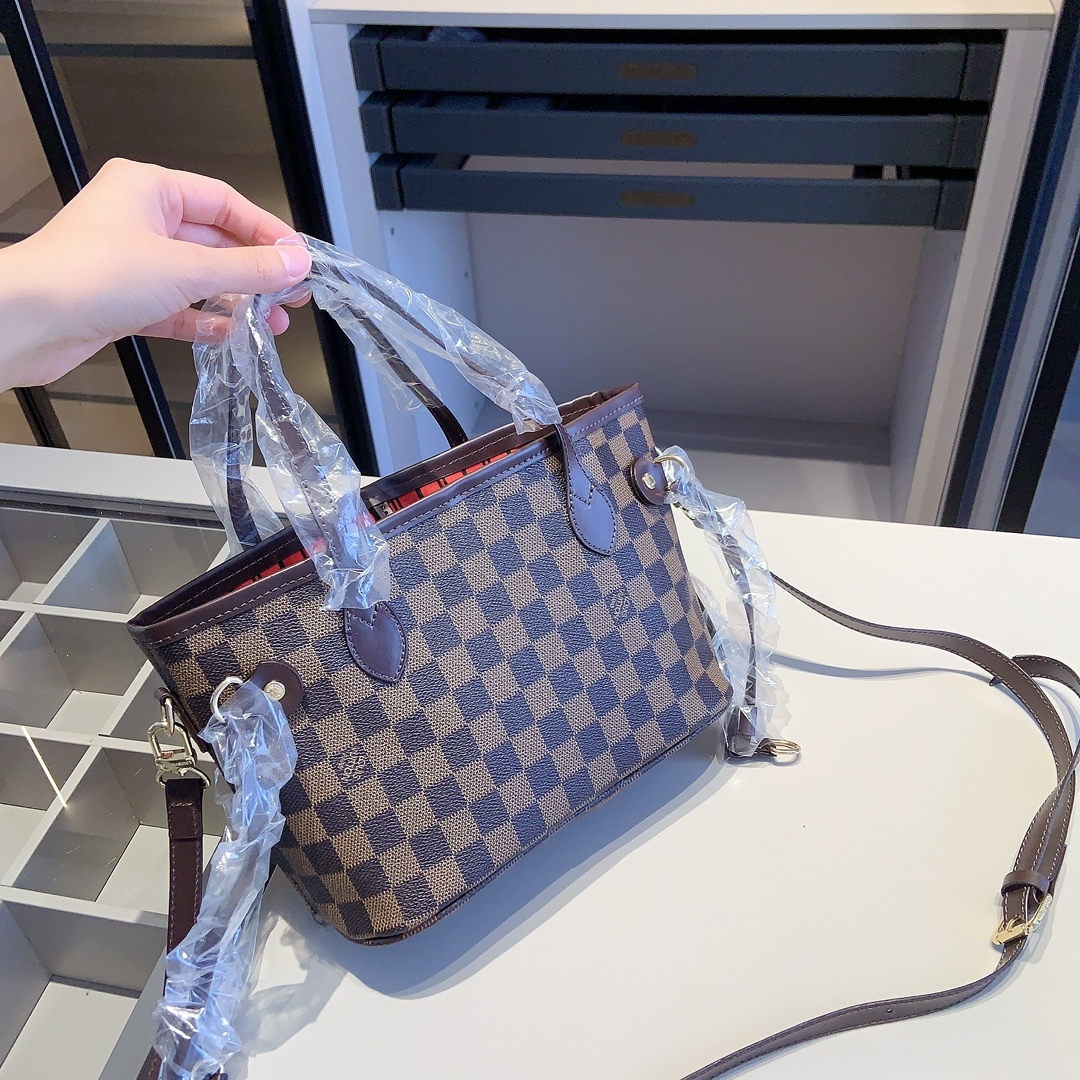 ルイヴィトン ハンドバッグ＋トートバッグ＋財布 お得セット 3点 ブラウン レディース