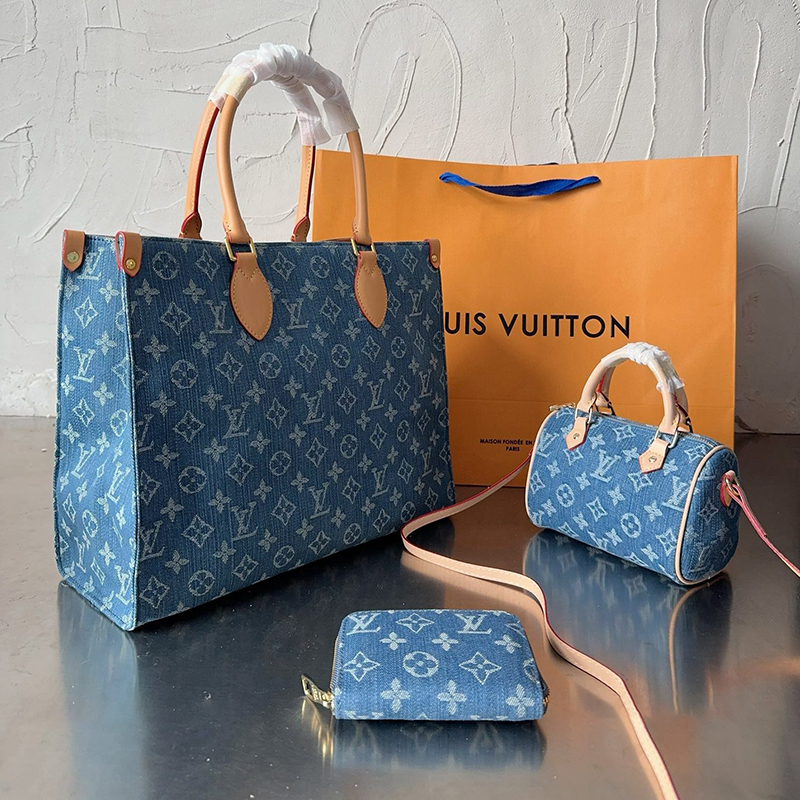 ルイヴィトン ハンドバッグ＋トートバッグ＋財布 お得セット 3点 レディース