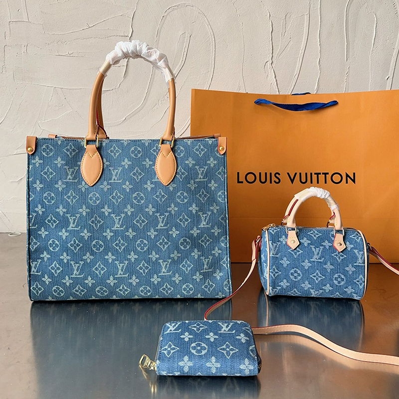 ルイヴィトン ハンドバッグ＋トートバッグ＋財布 お得セット 3点 レディース