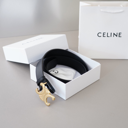 セリーヌ ベルト 牛革 ファッション ２色 メンズ