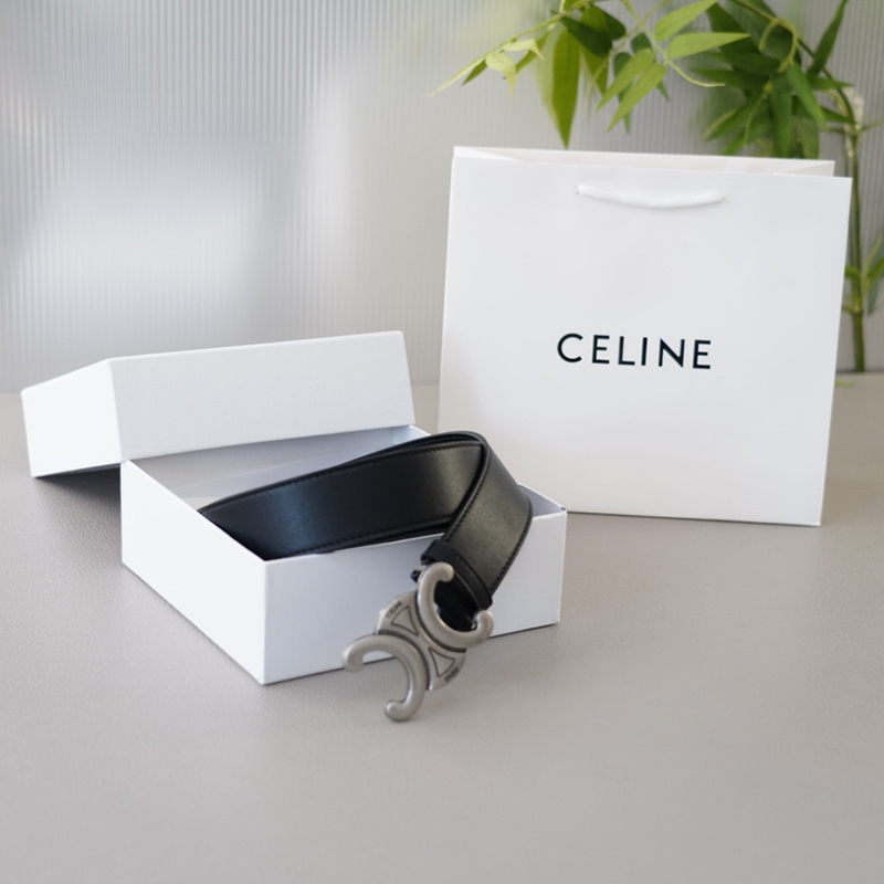 セリーヌ ベルト 牛革 ファッション ２色 メンズ