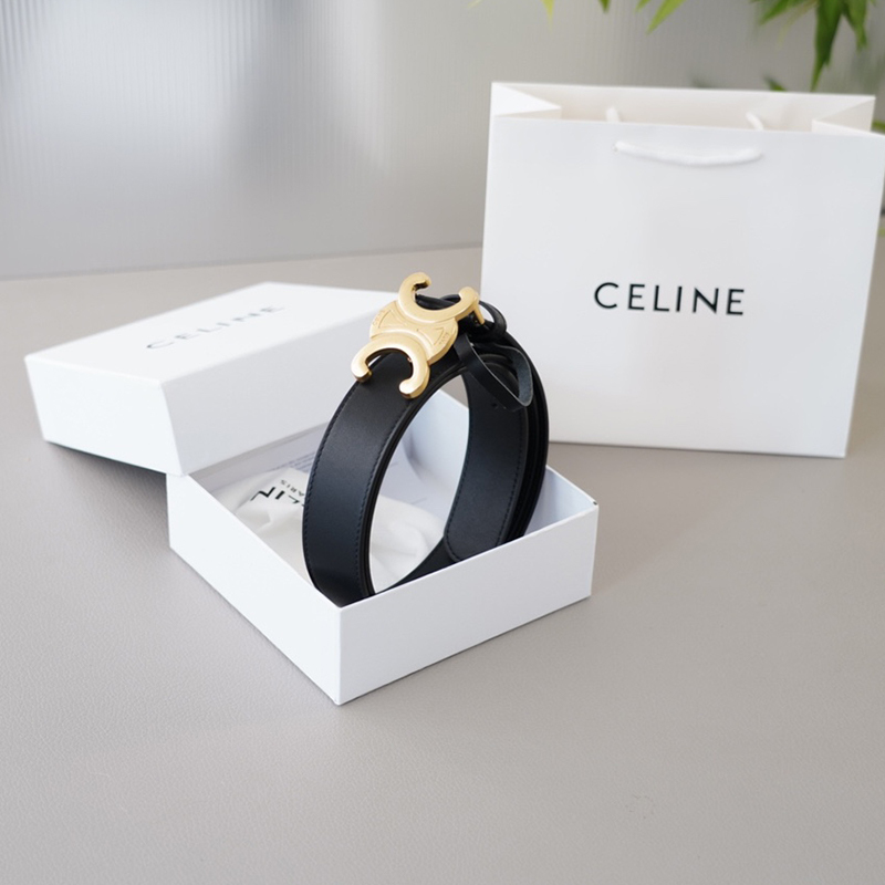 セリーヌ ベルト 牛革 ファッション ２色 メンズ