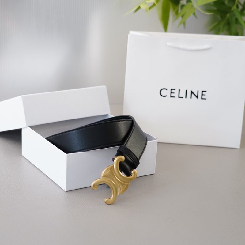 セリーヌ ベルト 牛革 ファッション ２色 メンズ