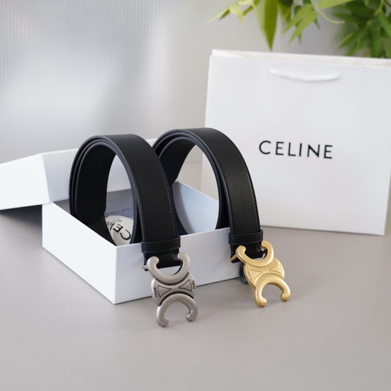 セリーヌ ベルト 牛革 ファッション ２色 メンズ