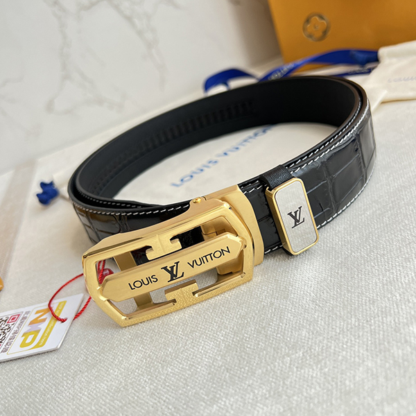 Louis Vuitton ルイヴィトン 牛革 ベルト 38MM 2色 穴あけ器を贈り