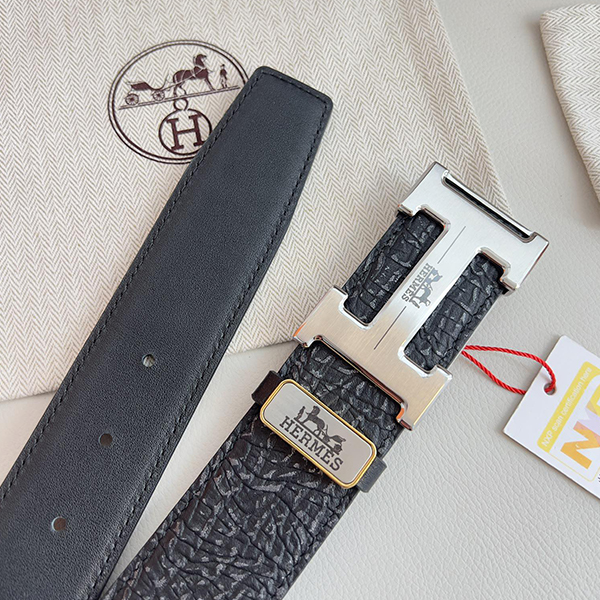 HERMES エルメス 牛革 ベルト 38MM 2色 穴あけ器を贈り メンズ