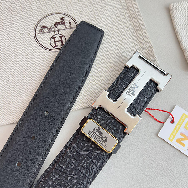 HERMES エルメス 牛革 ベルト 38MM 2色 穴あけ器を贈り メンズ