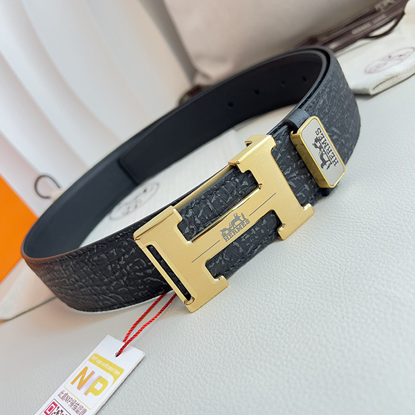 HERMES エルメス 牛革 ベルト 38MM 2色 穴あけ器を贈り メンズ