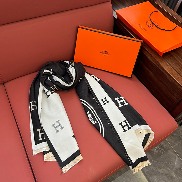エルメス Hermès カシミヤ マフラー レディース
