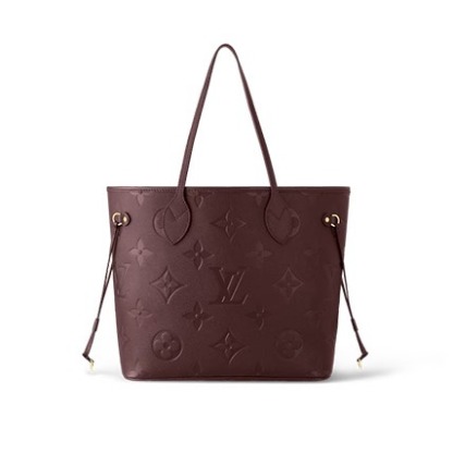 ルイヴィトン ネバーフルMMワインレッド トートバッグ レディース