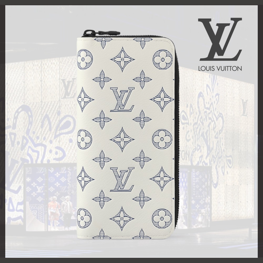 ルイヴィトン シンプル 鉛筆で描いたようなモノグラムが◎LouisVuitton 長財布 レディース