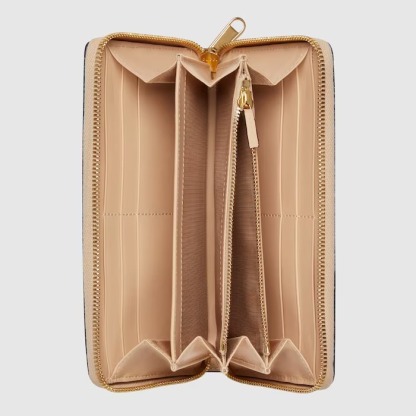 グッチ ホースビットプリント ジップウォレット 長財布 メンズ