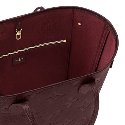 ルイヴィトン ネバーフルMMワインレッド トートバッグ レディース