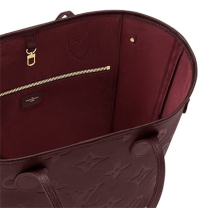 ルイヴィトン ネバーフルMMワインレッド トートバッグ レディース