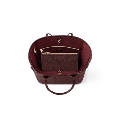 ルイヴィトン ネバーフルMMワインレッド トートバッグ レディース