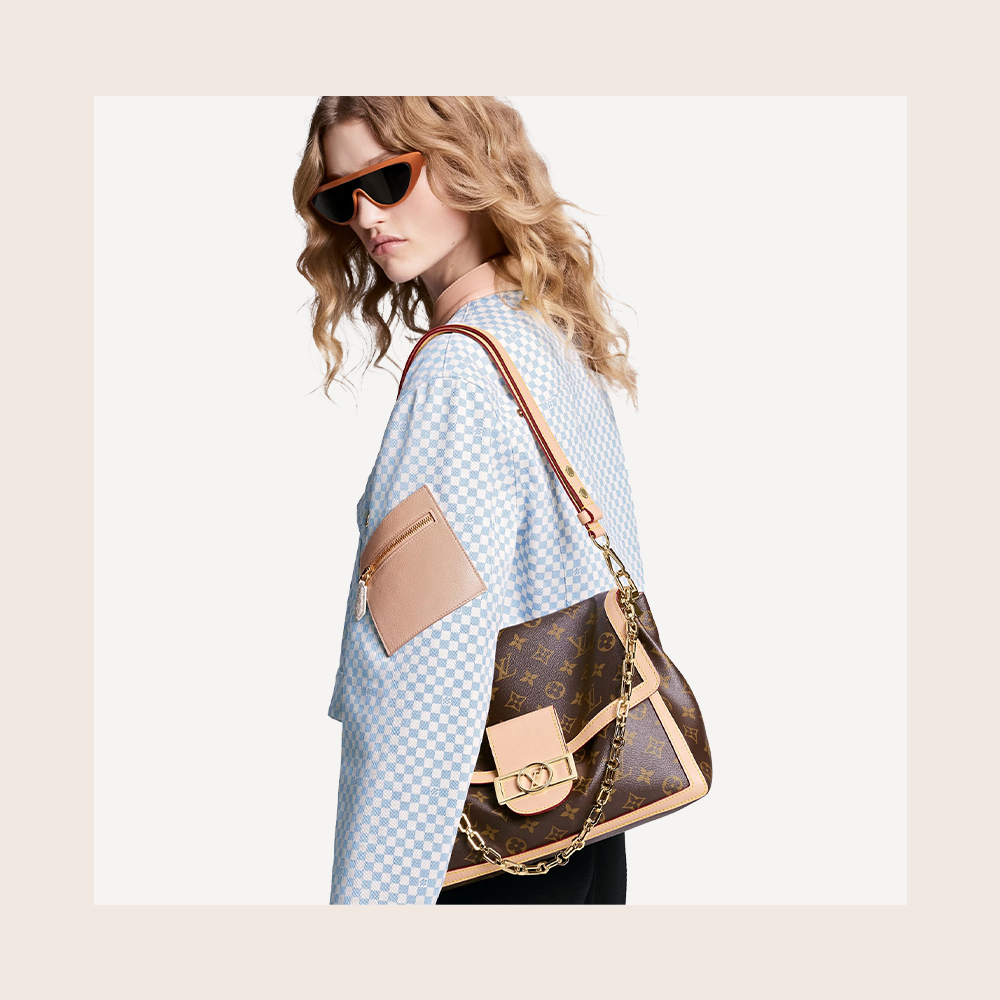 【日本未発売★大人気】Louis Vuitton ドーフィン ソフトGM M47149 上品なショルダーバッグ レディース