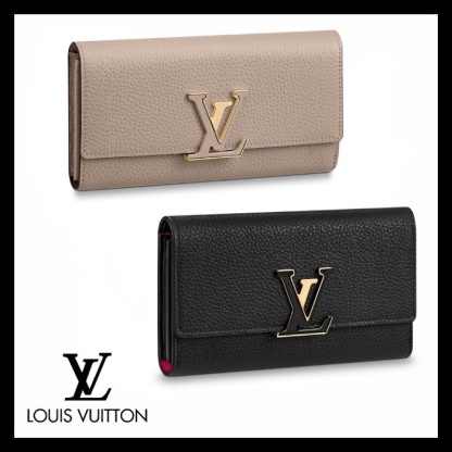 ルイヴィトン Louis Vuitton ポルトフォイユ・カプシーヌ レディース