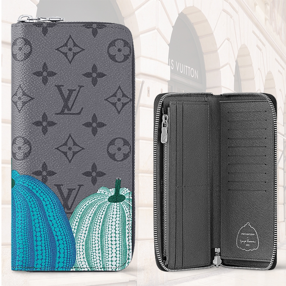 ルイヴィトン 【草間彌生コラボ】 ★LOUIS VUITTON★パンプキン長財布 メンズ