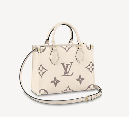 ルイヴィトン バイカラー モノグラム アンプラント オンザゴー PM M45654 バッグ レディース