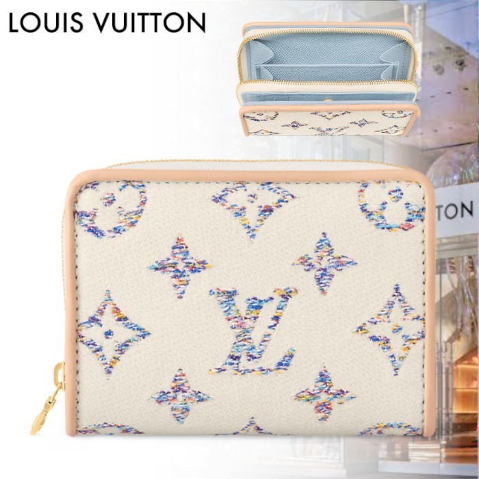 ルイヴィトン【24SS/華やかデザイン/ギフトに】折財布 M83500レディース