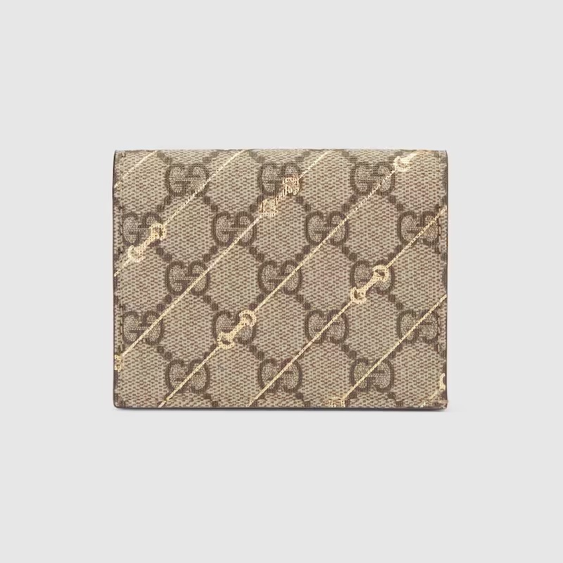 グッチ プリント カードケース ウォレット ミニ財布 メンズ