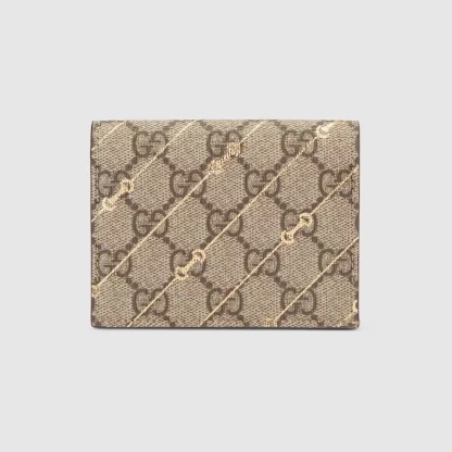 グッチ プリント カードケース ウォレット ミニ財布 メンズ