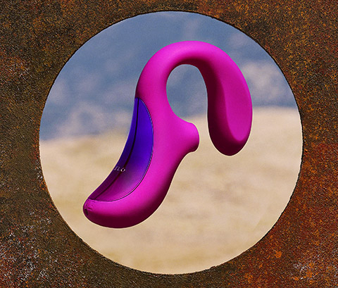 LELO Enigma Cruise 內外雙重快感按摩器，醫療級矽膠製成，柔滑觸感，精準刺激陰蒂與 G 點。