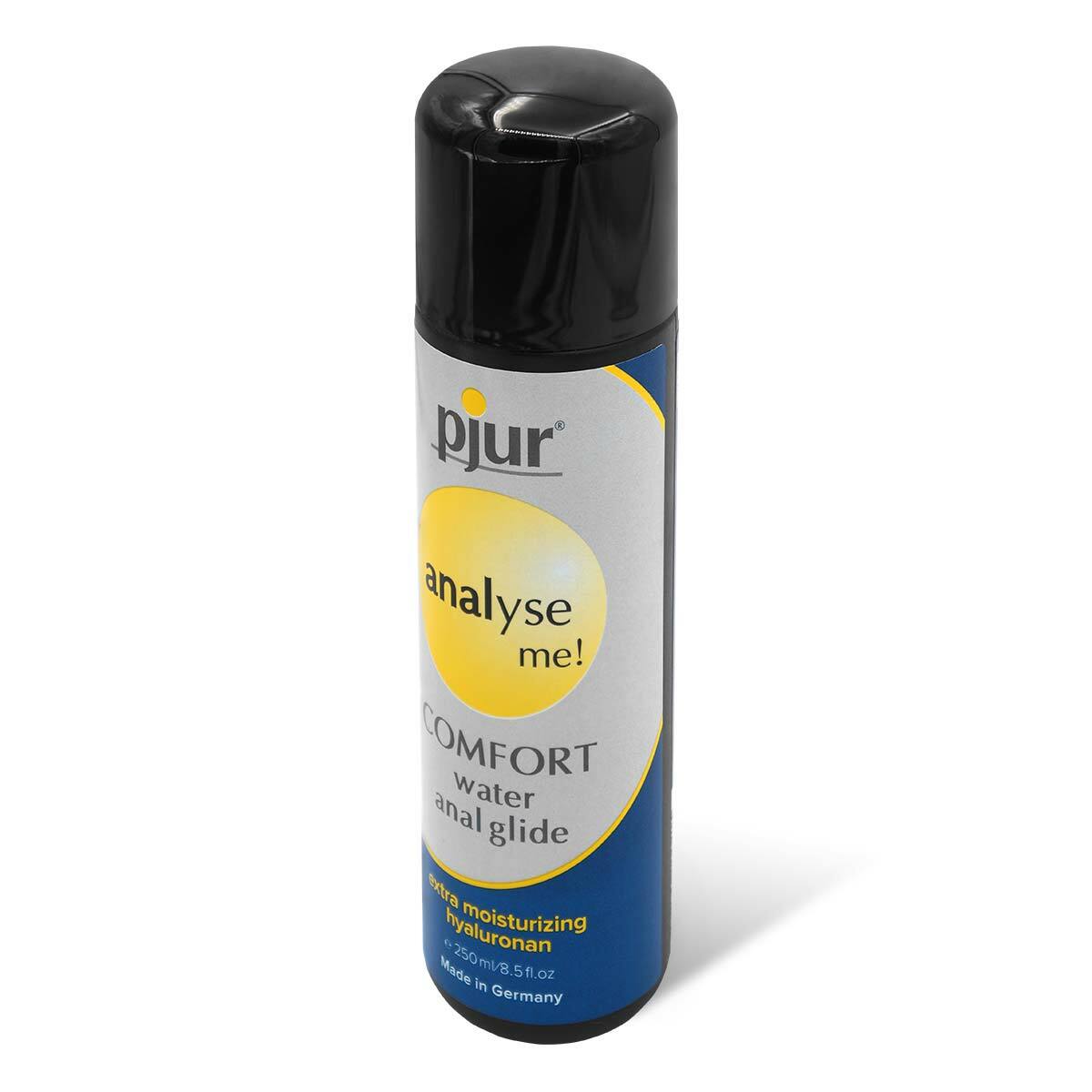 pjur analyse me! COMFORT 水性潤滑液，250ml容量，深度肛交專用，透明質酸保濕配方