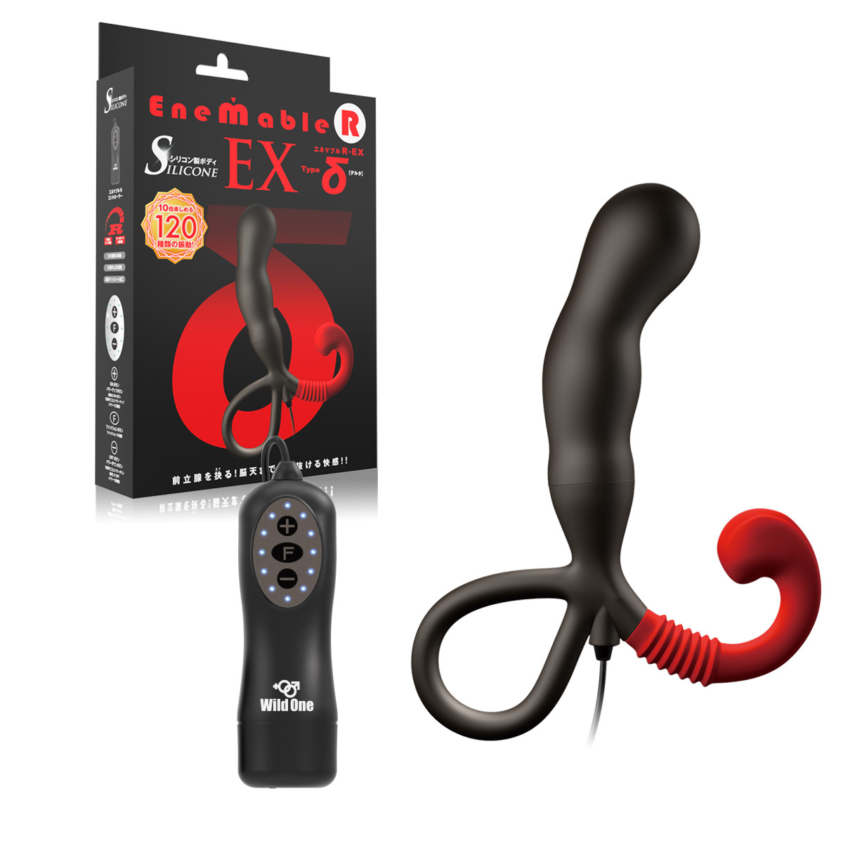 SSI Japan Enemable R EX Type-δ 矽膠有線遙控前列線震動器-SING DR
