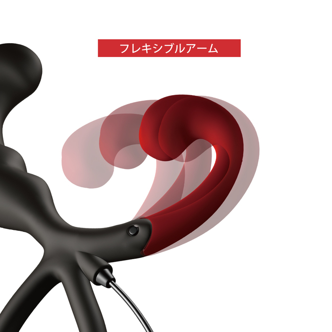 SSI Japan Enemable R Type 2 矽膠震動器，加強版，強力內置馬達，三段可調會陰刺激，舒適的霧面矽膠。