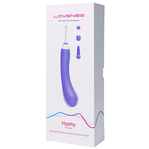 LOVENSE Hyphy 遠端智能高頻雙頭點潮筆按摩棒-SING DR