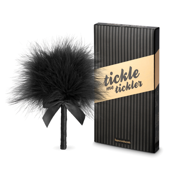 Bijoux Indiscrets Tickle Me 黑色羽毛棒-SING DR