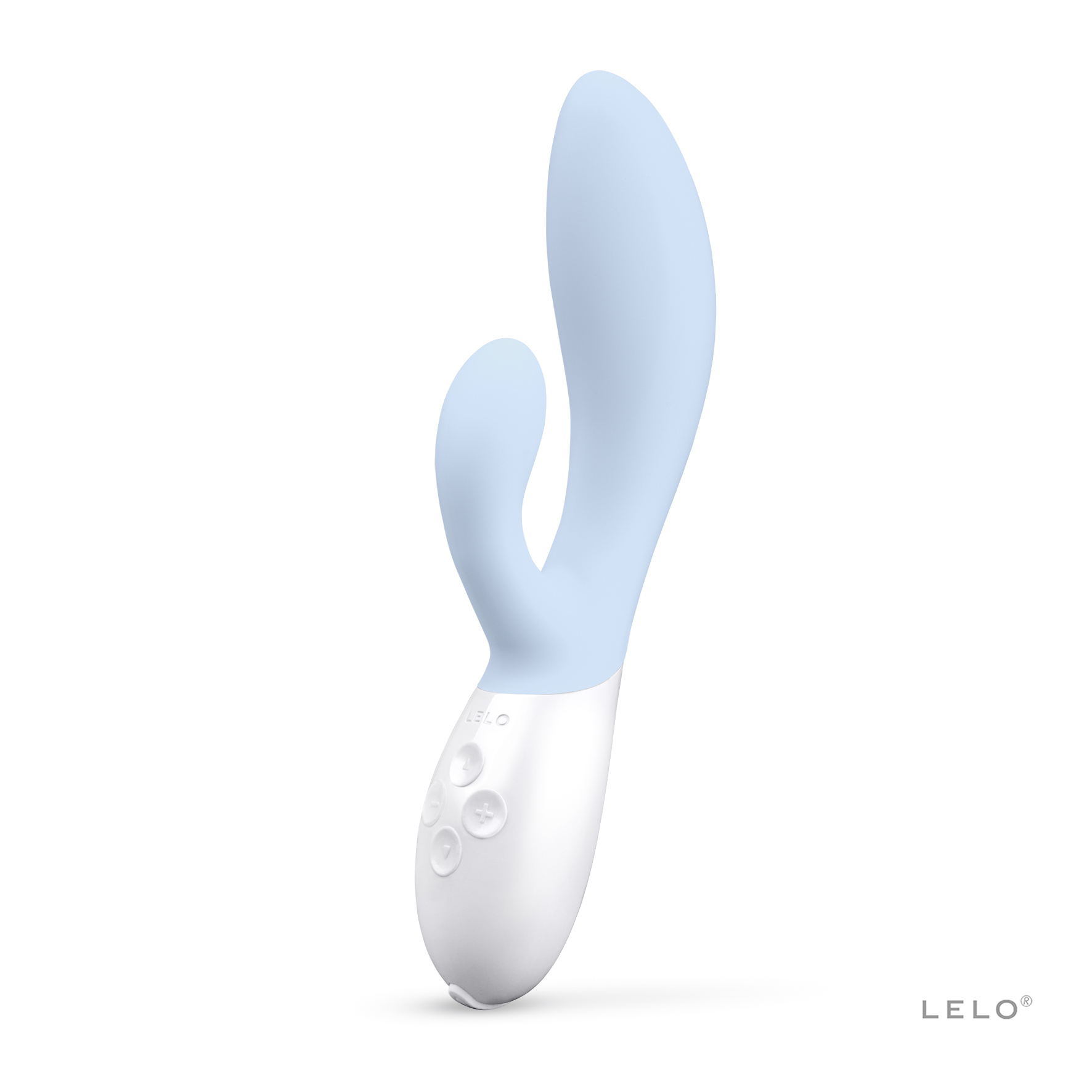 LELO Ina 3 雙頭按摩棒，10 種震動模式，30% 增強震動力，柔軟矽膠材質，USB 充電，防水設計。