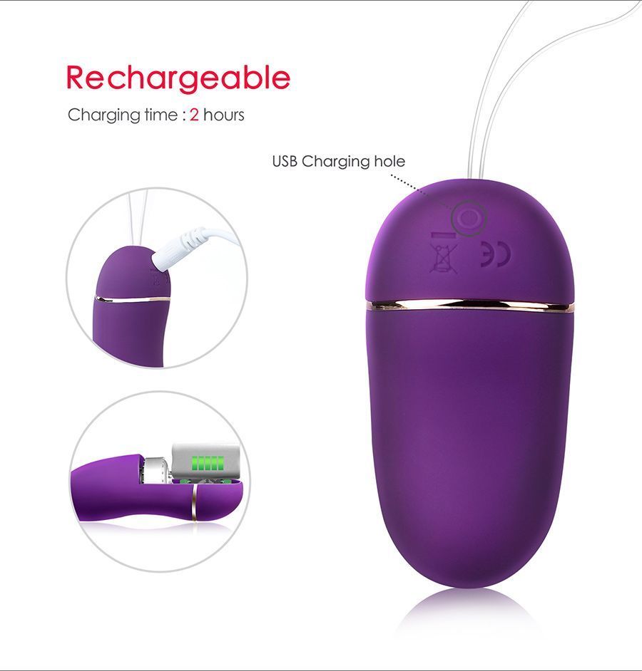 Erocome UrsaMinor 小熊座 遙控震蛋 紫色-SING DR