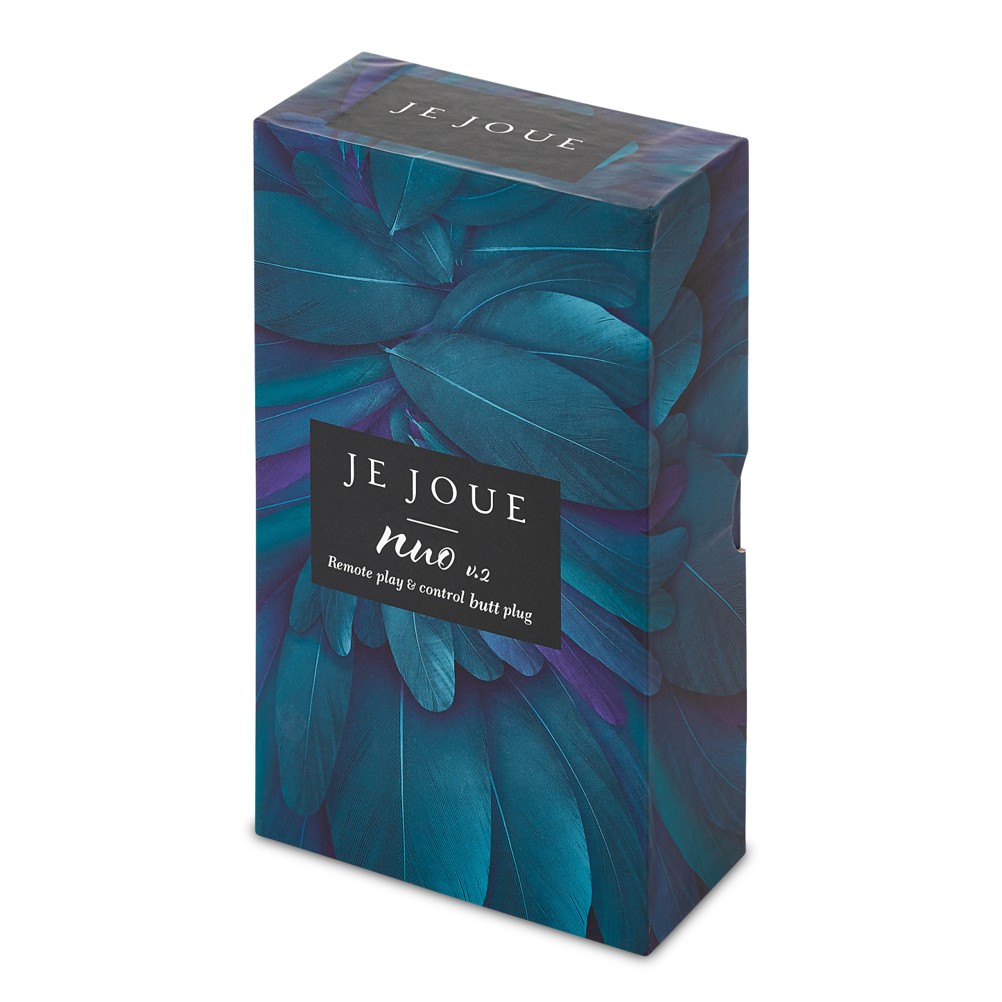 Je Joue NUO 雙馬達前列腺電動按摩器，黑色，APP遠程控制，5速7頻，USB充電防水設計