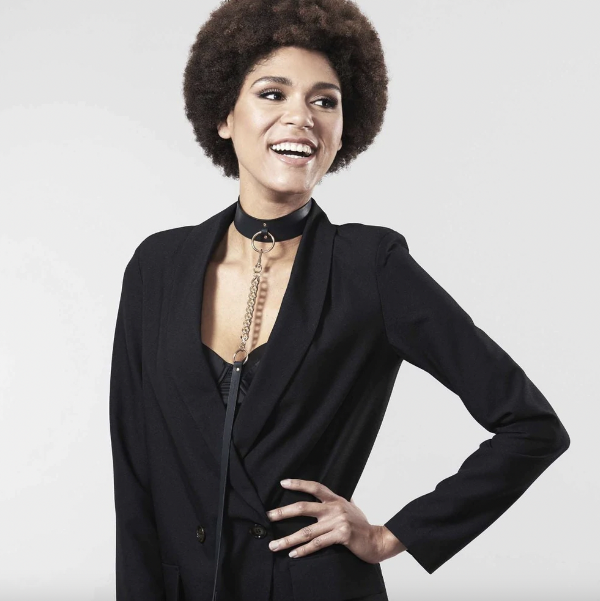 Bijoux Indiscrets Maze Wide 頸圈 黑色