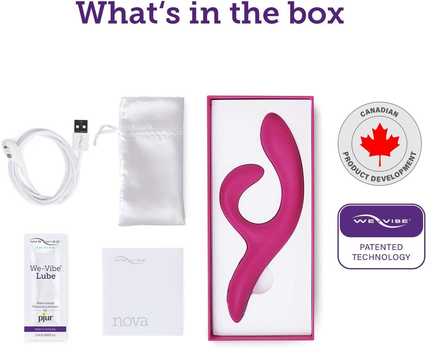 We-Vibe Nova 2 智能雙頭G點按摩棒-SING DR