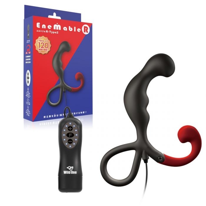 SSI Japan Enemable R Type 2 矽膠有線遙控前列線震動器 加強版-SING DR