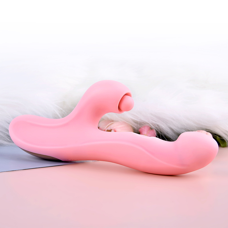 Erocome Aries 白羊座 雙頭 突擊拍打加溫震動按摩棒 粉紅色