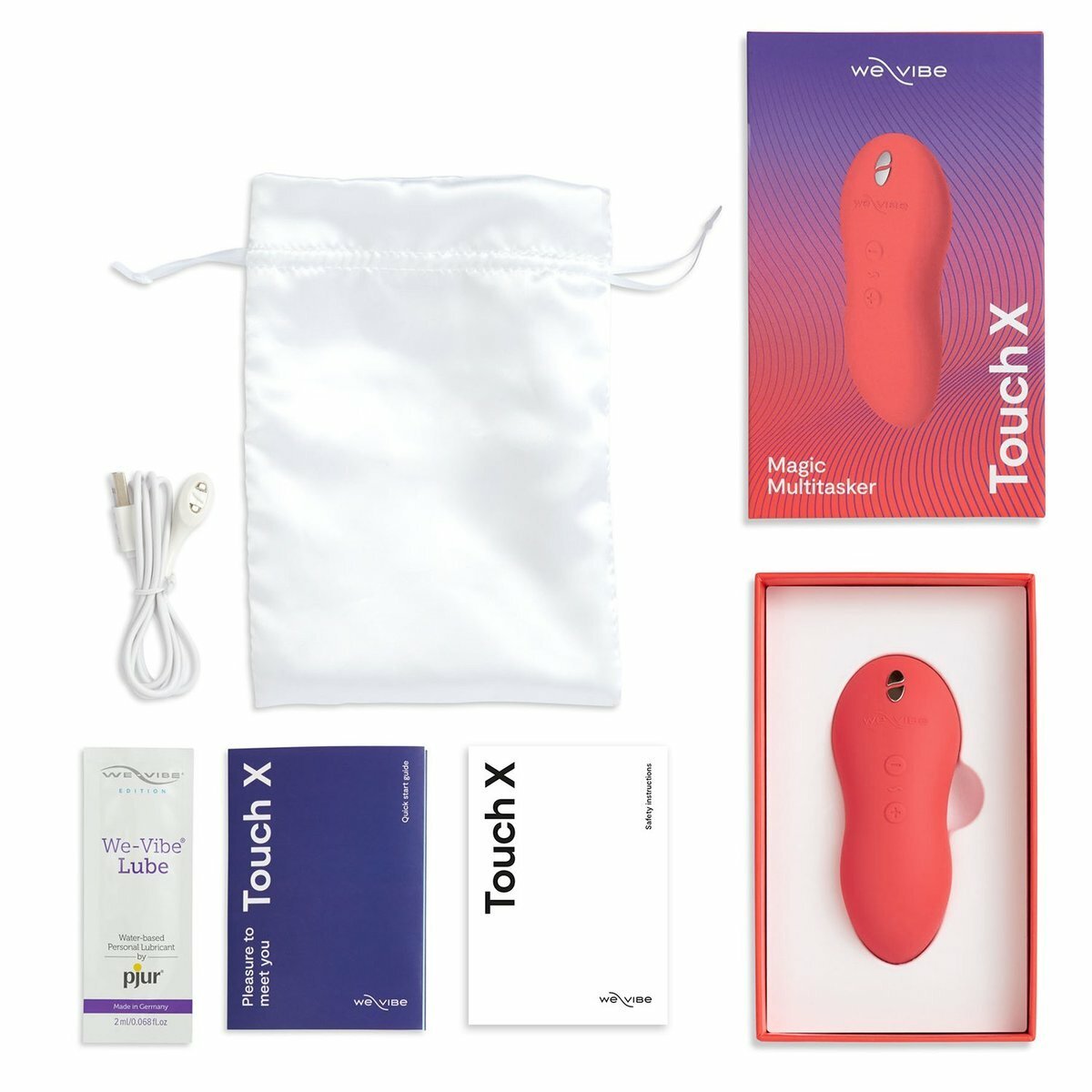We-Vibe Touch X 多用途外用震動器 珊瑚色-SING DR