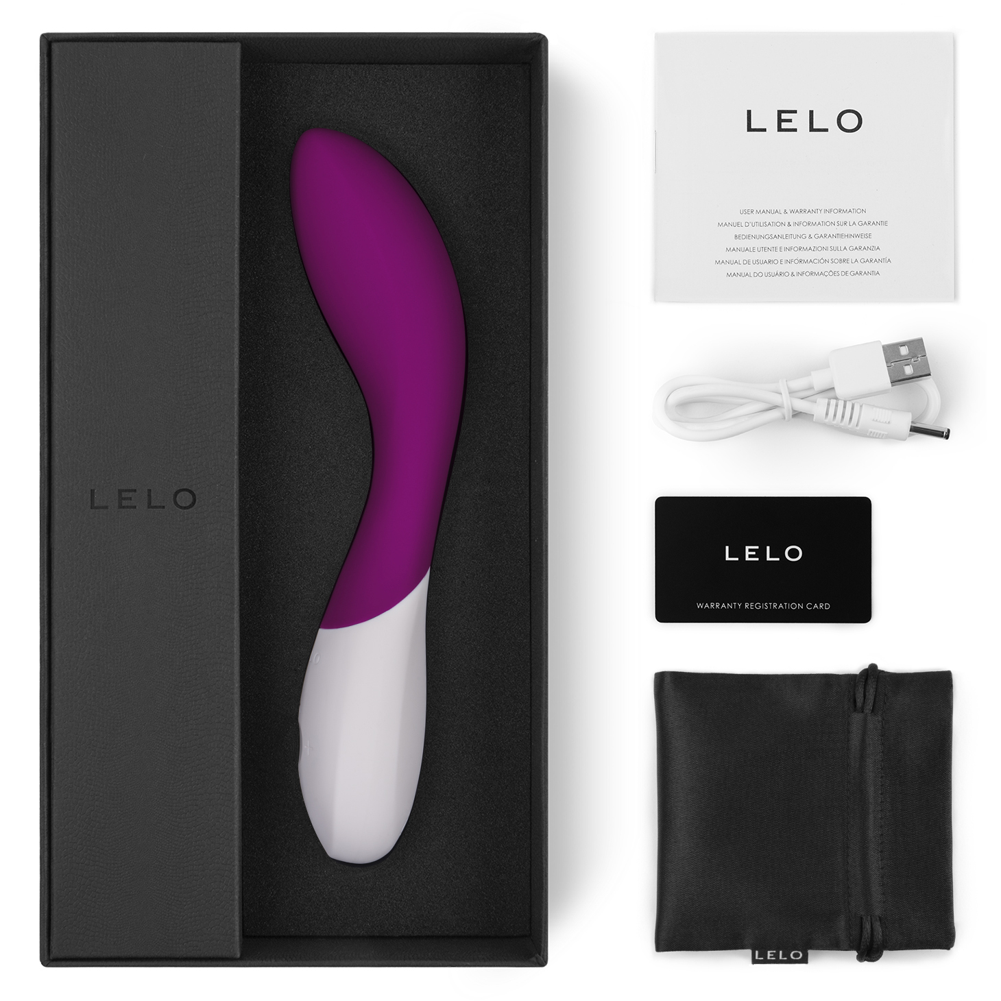 LELO MONA Wave 高級 G 點震動器，人體工學設計，模擬手指運動，波動式震動模式，探索無限快感。